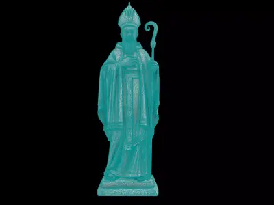 Bishop Statue 3D model