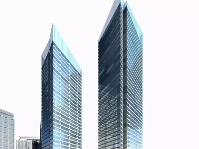 Office Building 3D model 67