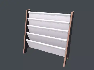 Bookcase Hanging 3D model