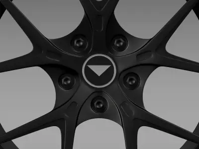 Porsche 991 v gt 2014 rim 3D model