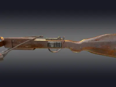 Cross Bow Weapon 3D model