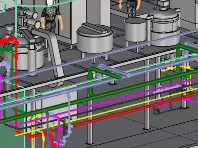 PIPING CONEXIONS SERVICES Free 3D model