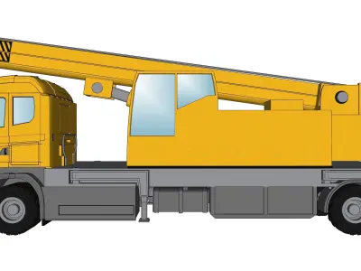 Powercrane crane 3D model