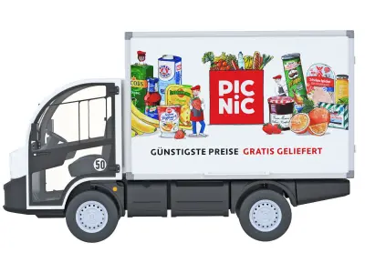 Electric delivery truck Picnic 3D model