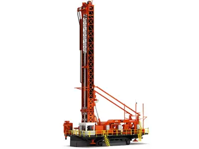 Rotary Blasthole Drill Rig DR416i 3D model
