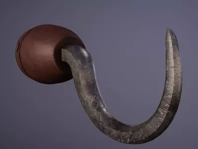 Hand Hook Free low-poly 3D model