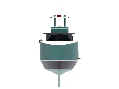 Rescue Boat Low-poly 3D model buy