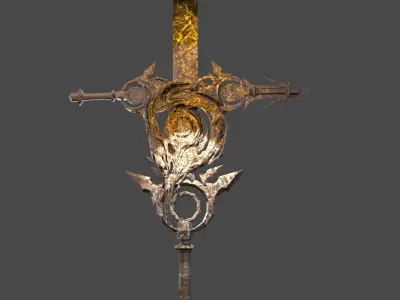Air element hilt 4 3D model