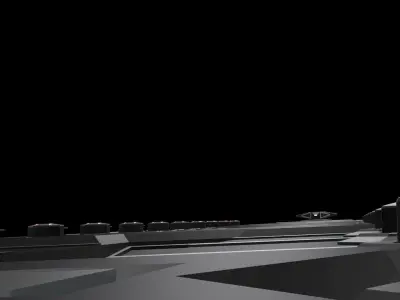 Starship star wars battlecruiser 3D model
