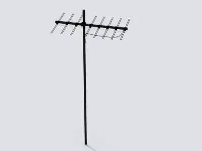 Antenna 14 Low-poly 3D model