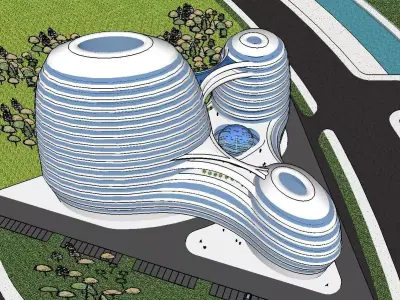 vacation spot-Resort-Fashion Leisure Hotel-0262 3D model