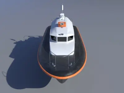 Pilot Boat 3D model buy