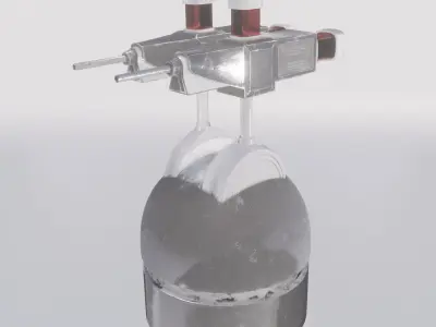 Scifi turret model 3D model