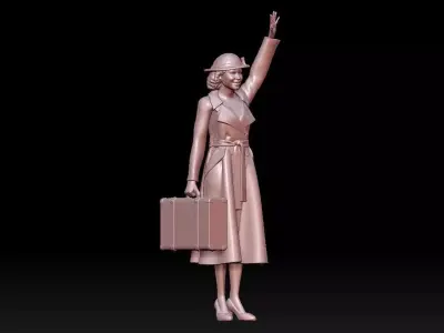 woman 3D print model shop