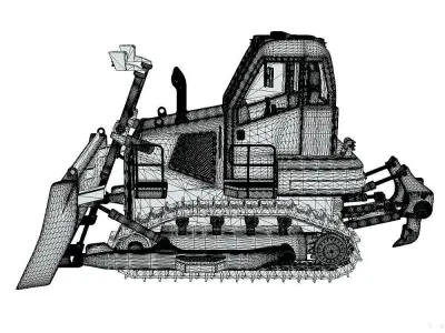 Shubbak Bulldozer 3D model