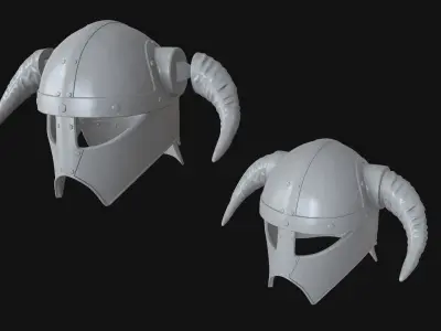 Viking helmet v4 3D print model