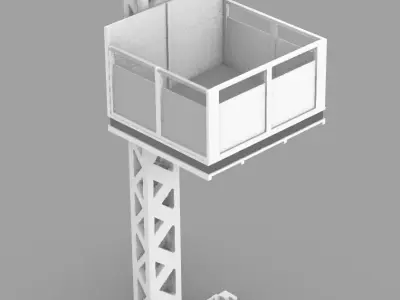 Industrial Lift Free 3D model
