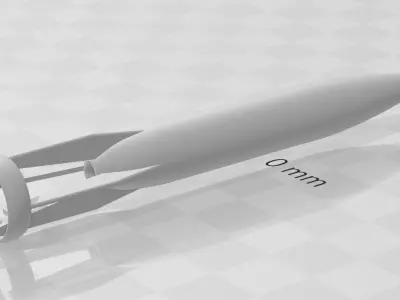 Aggregat 3 German Missile 3D print model