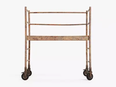 -Old Scaffolding V5- 3D model