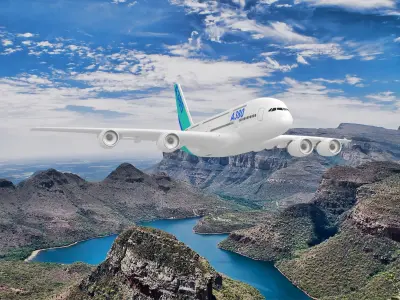 Airbus A380 - 4K 3D model