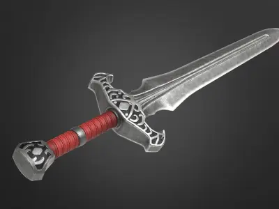 Sword 01 Low-poly 3D model purchase