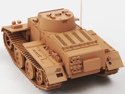 PzKpfw I Ausf F 3D print model