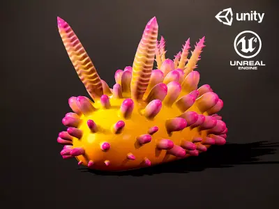 Cadlinella ornati - Game Ready Low-poly 3D model Low-poly 3D model