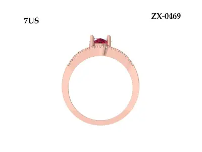 Wedding Ring  3D print model 278