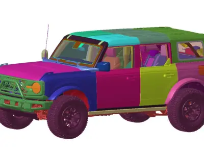 Bronco First Edition 2021 Vehicle 3d scan model 3D model 3D model