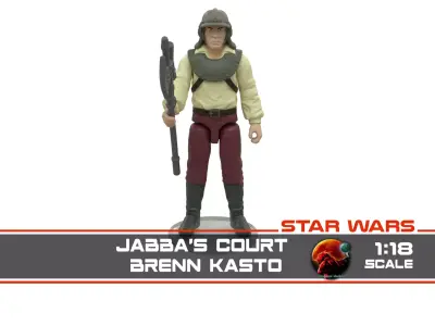 Jabbas Court - Brenn Kasto 1-18 scale Hasbro Kenner 3D print model