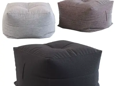 Bermuda Ottoman 3D model