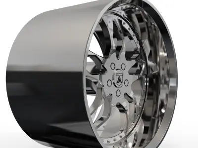 ASANTI AF129 WHEEL 3D MODEL 3D model