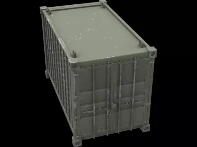 Military container 01 3D model