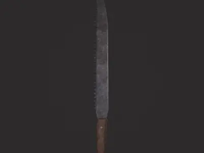 Mini Saw  Low-poly 3D model