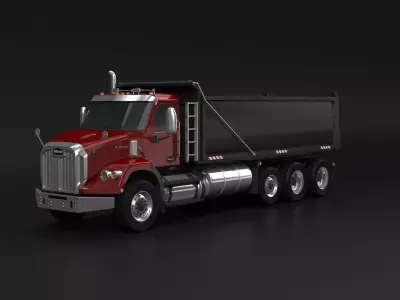 Autocar DC-64 Dump Truck 3D model