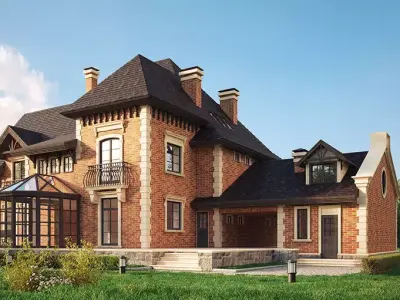 Private house 3D model 10