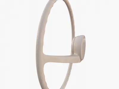 Amphicar 770 Steering Wheel 3D model