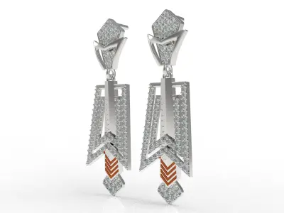 Diamond Pendant Set 51 3D print model