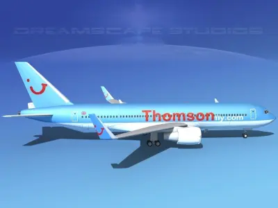 Boeing 767-300 Thomson Fly 3D model