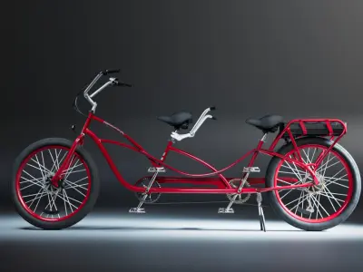 Tandem E-Bike 3D model