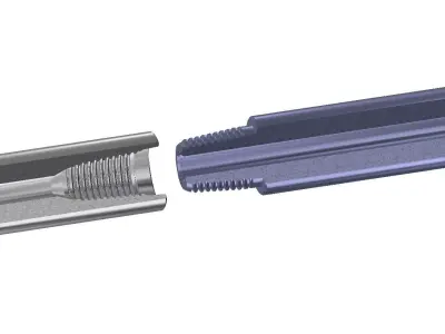 PIN and BOX NC23 3D model