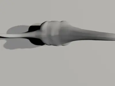 futalonksaurus dinosaur 3D model
