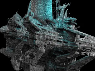 Dark Dreadnaught raider 3 3D model
