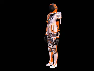 Astronaut Spacesuit  Ireland 3D model