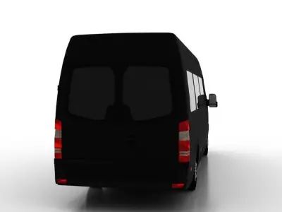 Mercedes Benz Sprinter L4H2 2009 Passenger UK 3D model