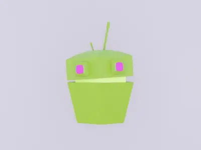 Robot Game Low Poly Low-poly 3D model