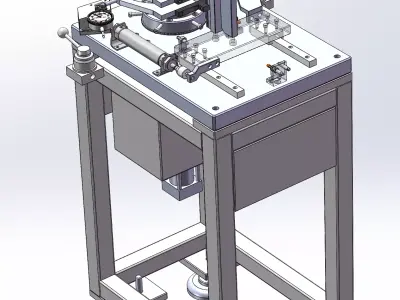 Stator runout detection machine 3D model