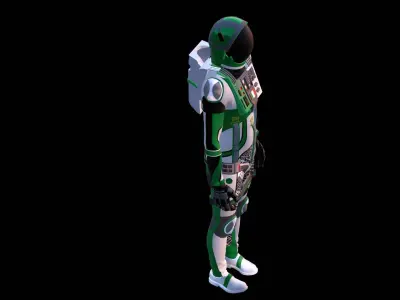 Astronaut Spacesuit Italy 3D model