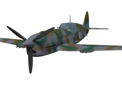 Caudron CR714 3D model purchase