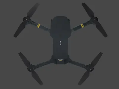Mini FPV drone PBR game ready Low-poly 3D model